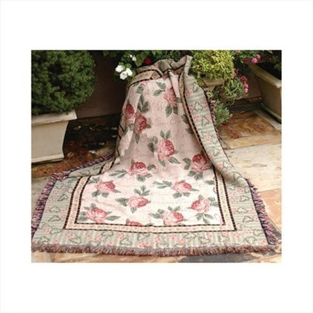 MANUAL WOODWORKERS & WEAVERS Manual Woodworkers and Weavers ATDAWE Warm Embrace Tapestry Throw Blanket Fashionable Jacquard Woven 50 X 60 in. ATDAWE